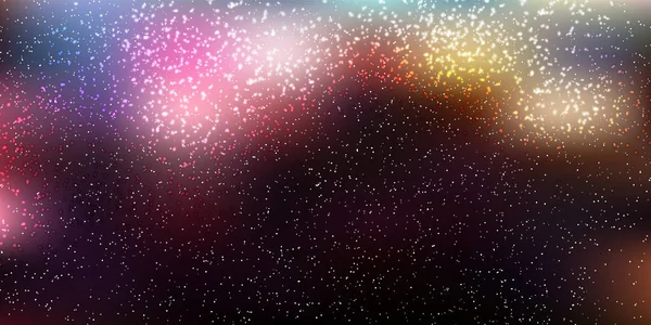 Νυχτερινό Ουρανό Αστέρι Τοπίο Φόντο — Διανυσματικό Αρχείο
