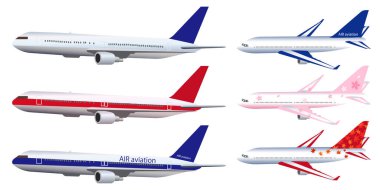 Airplane jet plane vehicle icon