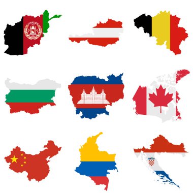 National flag Country world icon