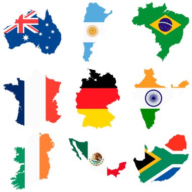 National flag Country world icon