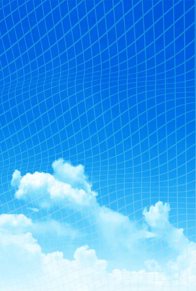Облачный Ландшафт — стоковый вектор