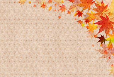 Sonbahar yaprakları akçaağaç sonbahar arkaplanı