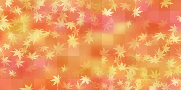 Otoño Hojas Arce Fondo Otoño — Vector de stock