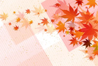 Sonbahar yaprakları akçaağaç sonbahar arkaplanı