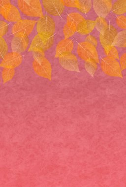 Sonbahar Japon desenli sonbahar arkaplanı bırakıyor