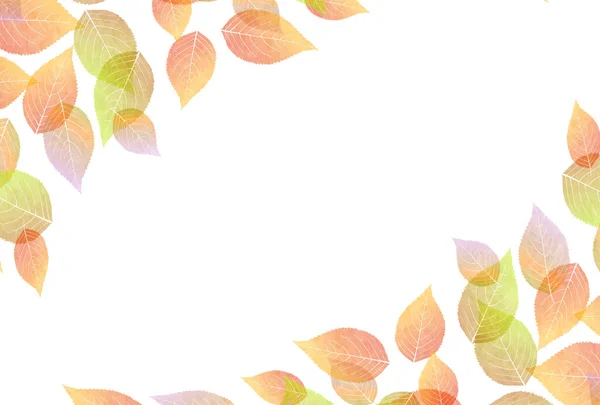 Otoño Hojas Arce Fondo Otoño — Vector de stock