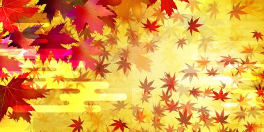 Sonbahar yaprakları akçaağaç sonbahar arkaplanı