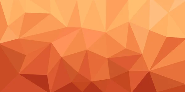 Autumn Geometric Pattern Orange Background — Stockvektor