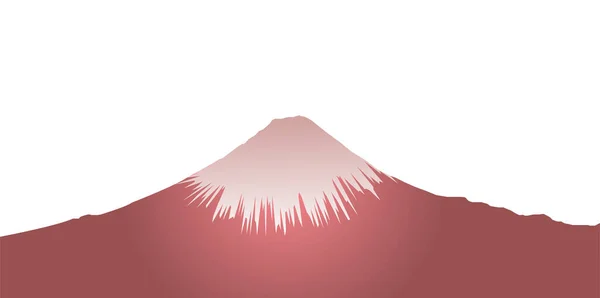 Mount Fuji Autumn Autumn Leaves Background — Stock vektor
