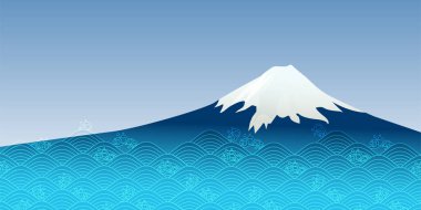 Mount Fuji Japan Japanese pattern background