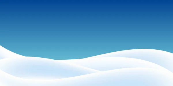 Snow Christmas Winter Landscape Background — Vector de stock