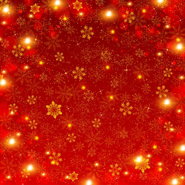 Snow Christmas Winter Landscape Background — ストックベクタ