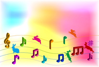 Tavşan Yeni Yıl Kartı nota geçmişi