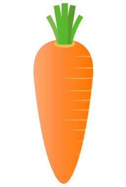 Havuç sebzesi Yeni Yıl Kart simgesi