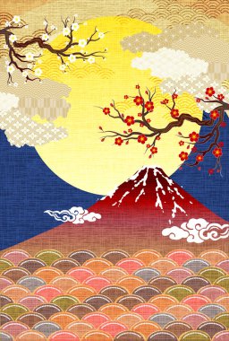 Mt. Fuji Erik Yılbaşı kartı geçmişi