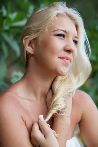 Beautiful Blond Woman — Stock Photo, Image