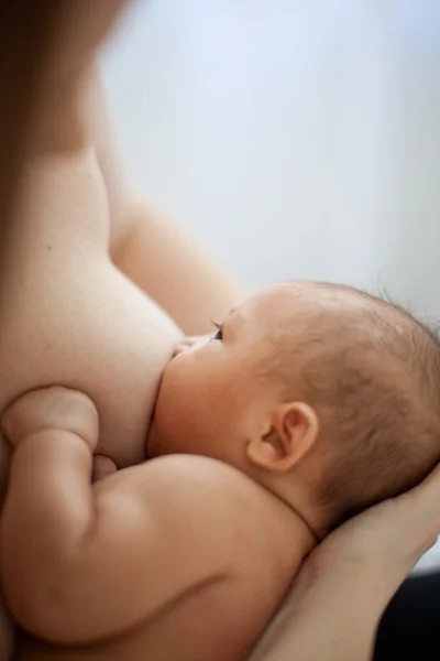 Nursing Baby — Stockfoto