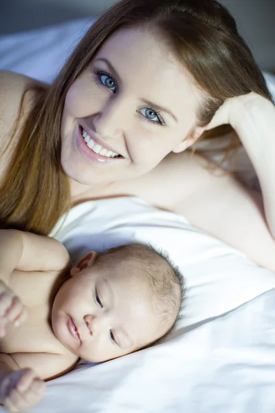 Beautiful Young Mom Royalty Free Stock Images