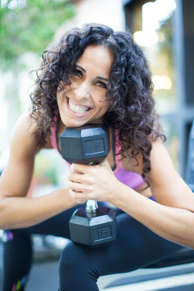 Krásná fitness žena — Stock fotografie