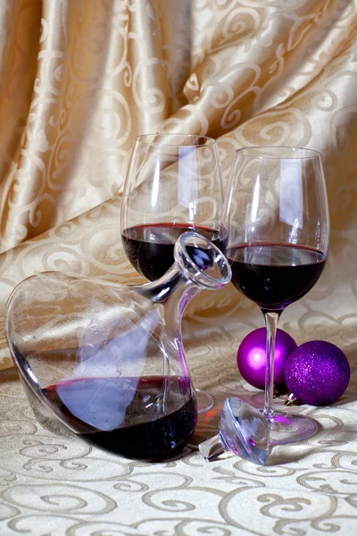 Wine and Christmas — Stock Photo, Image