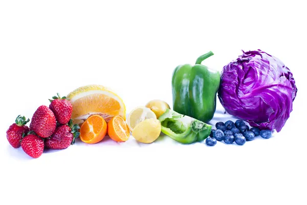 Arco iris de frutas —  Fotos de Stock