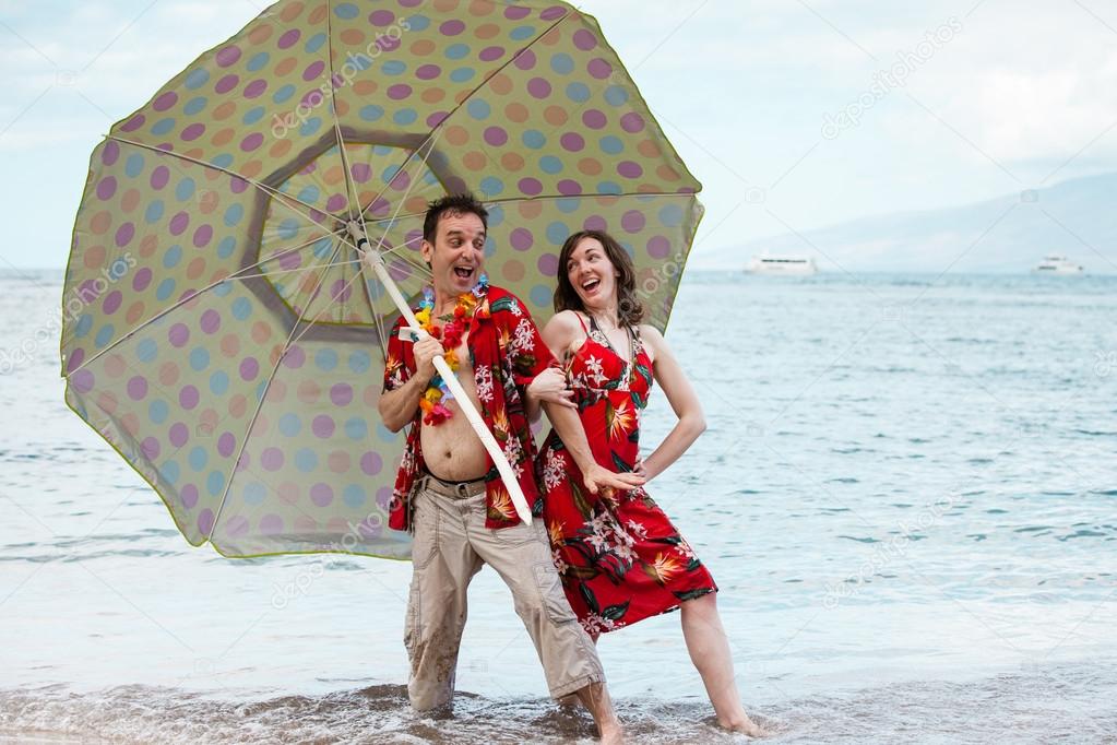 Newlyweds in Hawaii