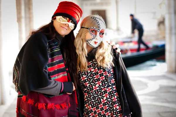 Mother and Daughter in Venice Italy — Stock Photo, Image