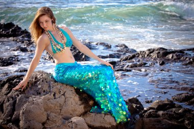 Hawaii'de deniz kızı