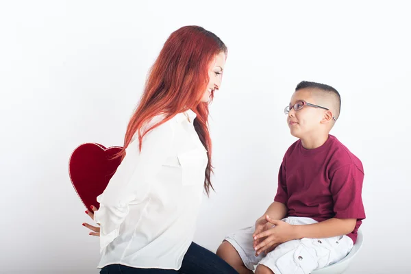 San Valentino Madre e suo figlio — Foto Stock