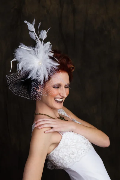 Beautiful laughing Bride — Stock Photo, Image