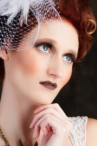 Beautiful Avant-garde Bride — Stock Photo, Image