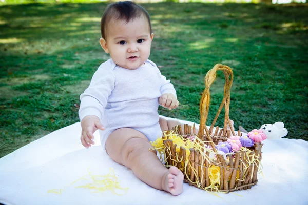 Babies First Easter — Stock Photo, Image