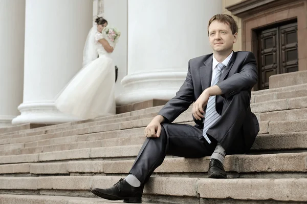 Casamento recente — Fotografia de Stock