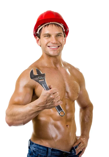 Sexy workman — Stock Photo, Image