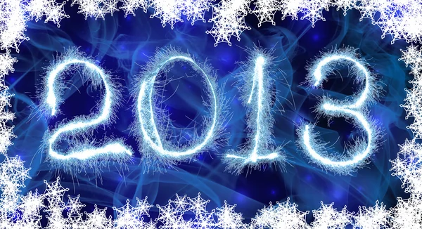 Datum Nieuwjaar 2013 — Stockfoto