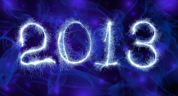 Дата Новий рік 2013 — стокове фото