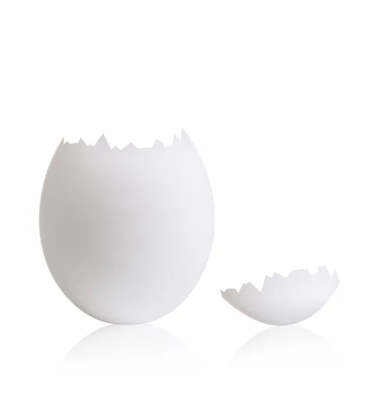 Otevřít vejce — Stock fotografie