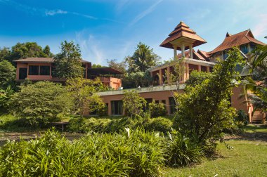 Villa ve botanik bahçeleri Tayland