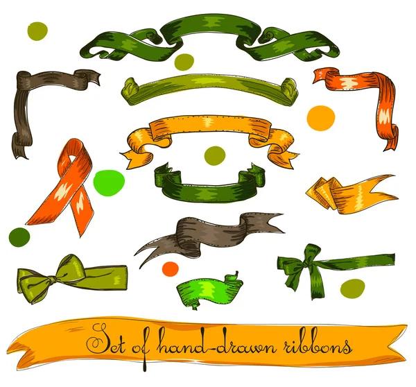 vintage şerit kümesi.