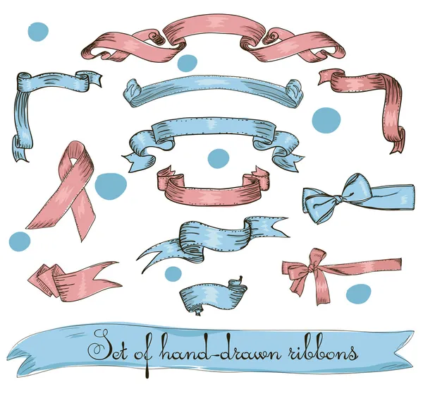 vintage şerit kümesi.