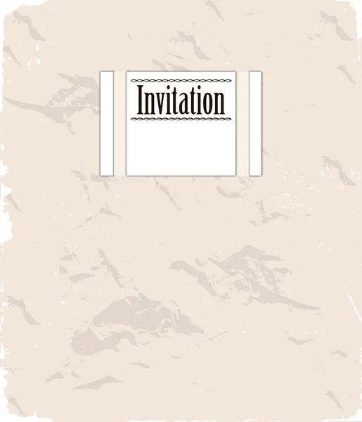 Vintage invitation cards set. — Stock Vector