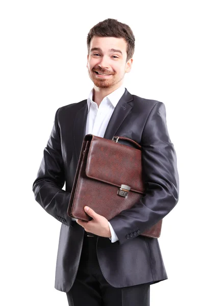 Businessman with briefcase — Stock Photo, Image