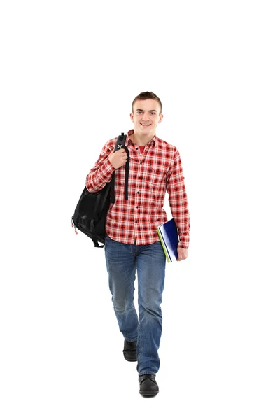 Happy male student — Fotografie, imagine de stoc