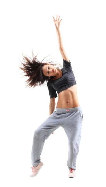 Hip-hop girl dancing — Stock Photo, Image