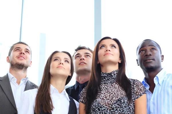 Executives looking up — Stock Photo, Image