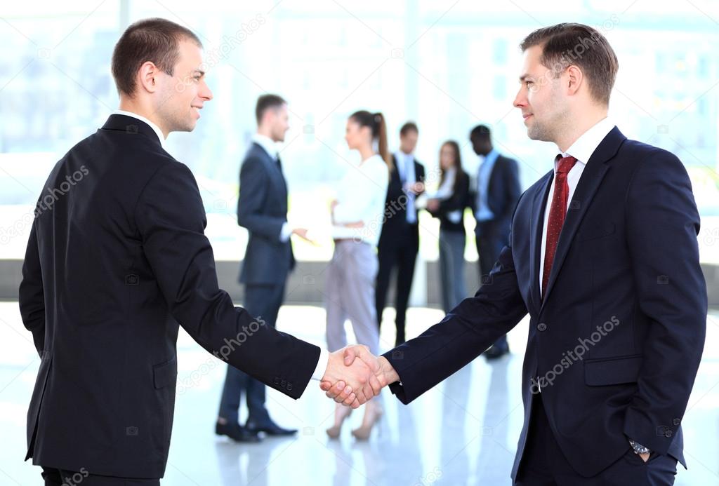 People shaking hands