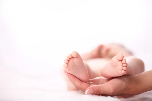 Newborn baby feet