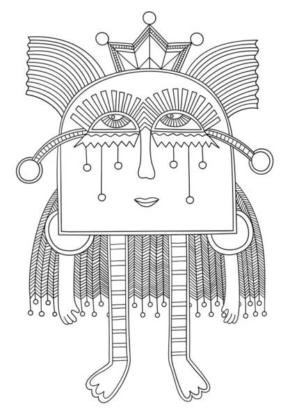 Personaje monstruo fantasía — Vector de stock