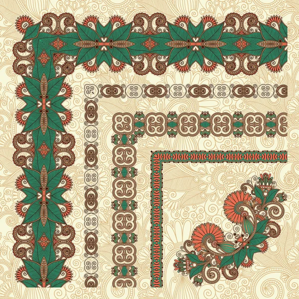 Diseño de marco vintage floral — Vector de stock