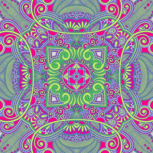 Floral tradicional ornamental Paisley Bandanna — Vector de stock